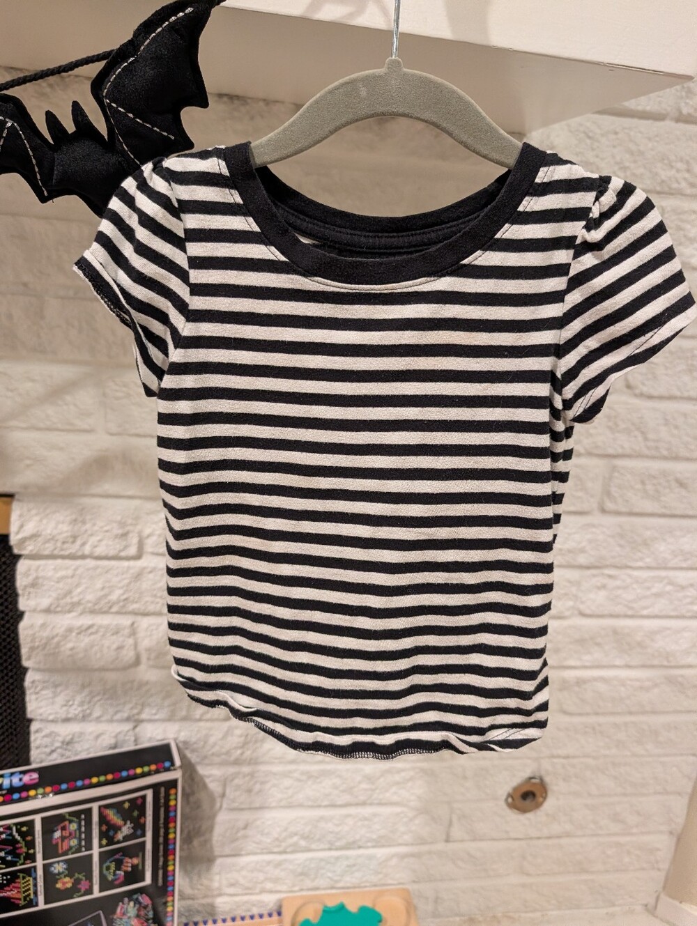 Black and White Striped Tee